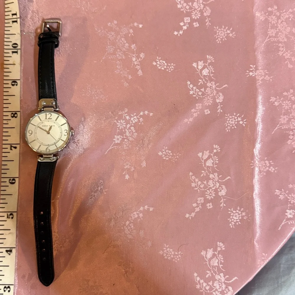 Anne Klein Silver-Tone Women's Watch with White Dial